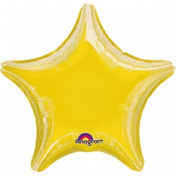 Balon foliowy Gwiazda żółta